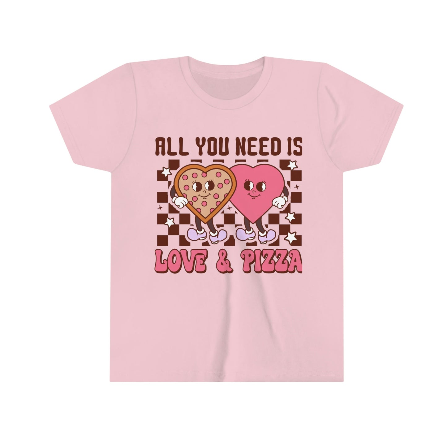 Kids All You Need is Love and Pizza T-Shirt