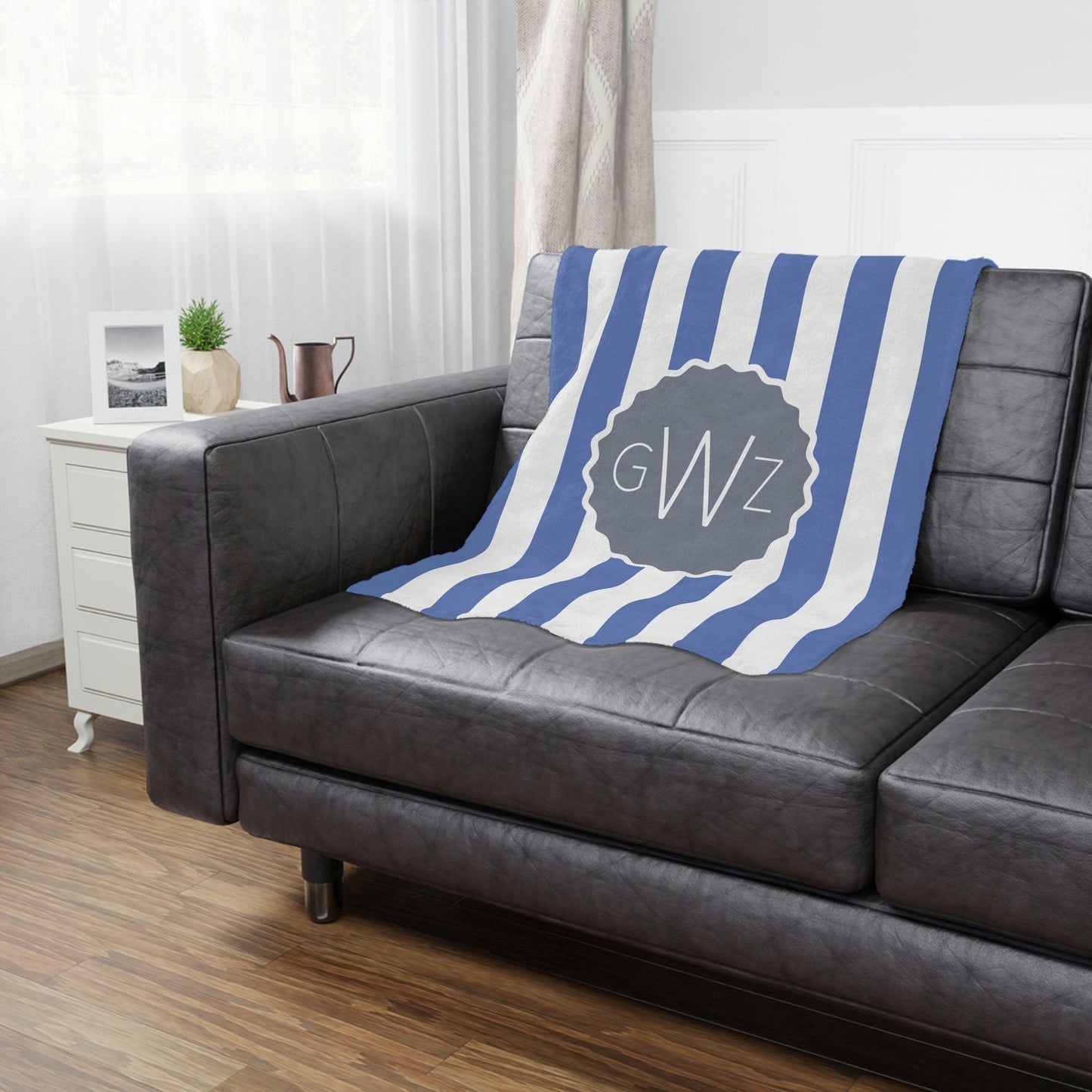 Personalized Monogram Blanket