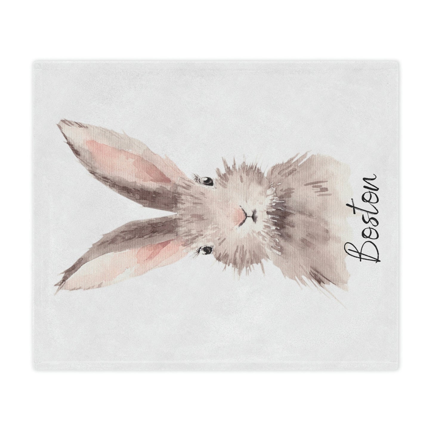 Personalized Easter Bunny Blanket