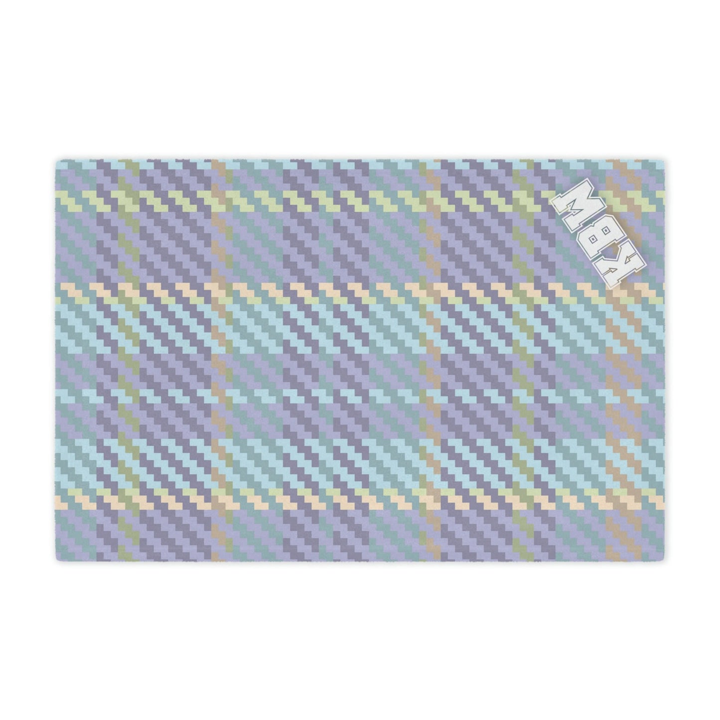 Personalized Plaid Monogram Blanket