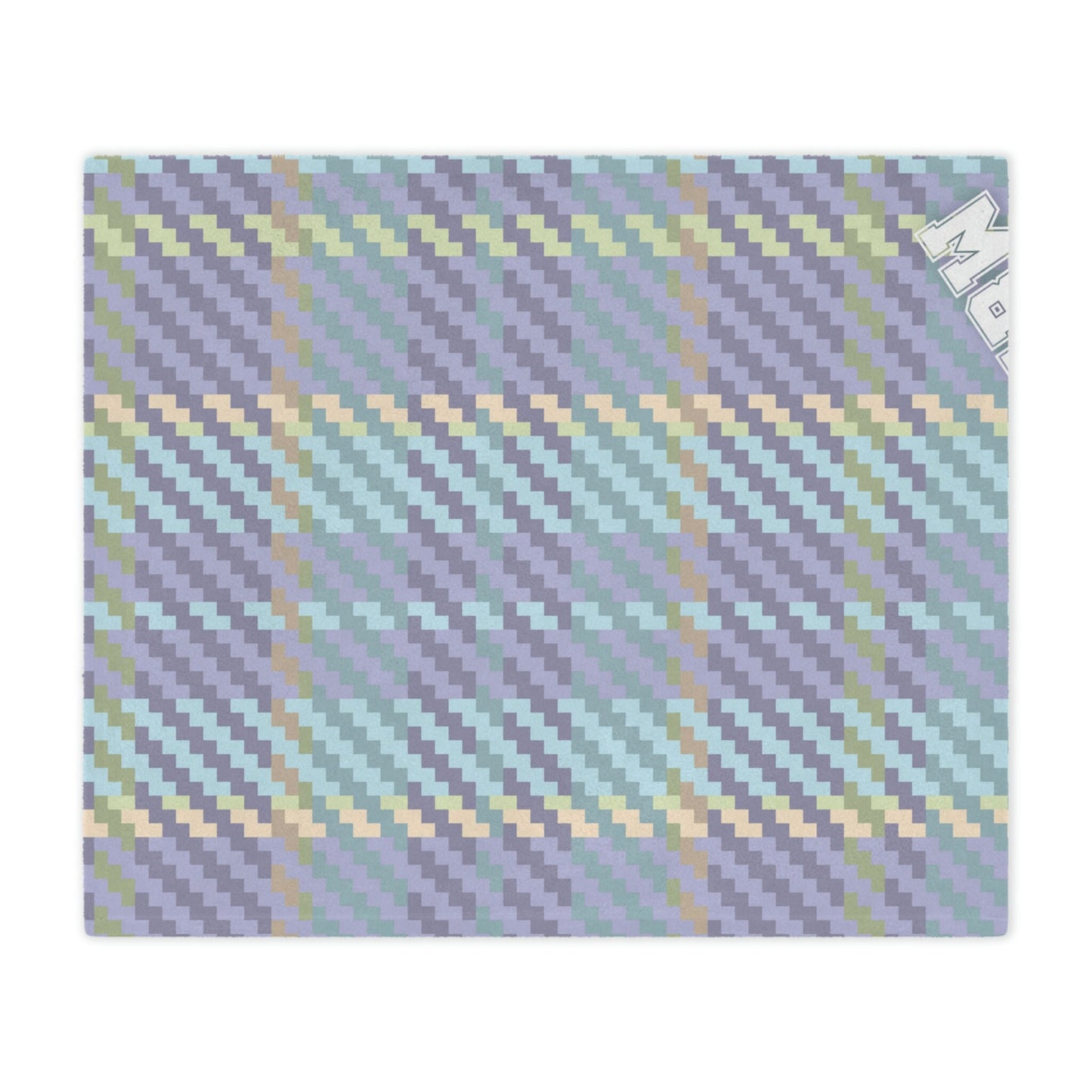 Personalized Plaid Monogram Blanket