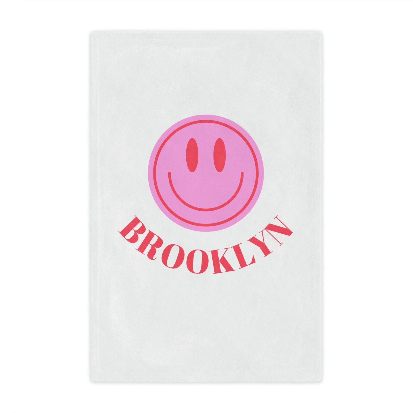 Personalized Smiley Face Blanket