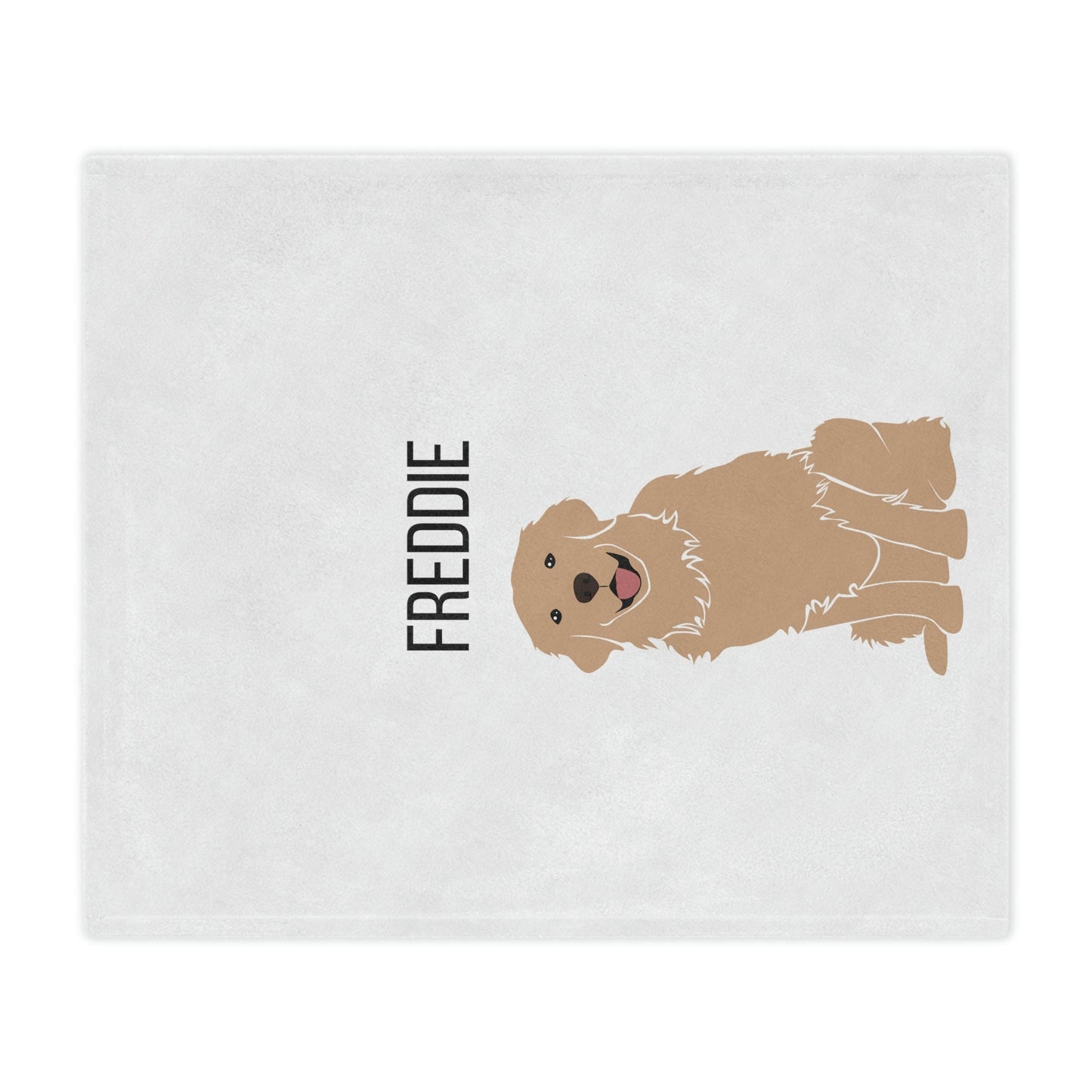 Personalized Golden Retriever Blanket