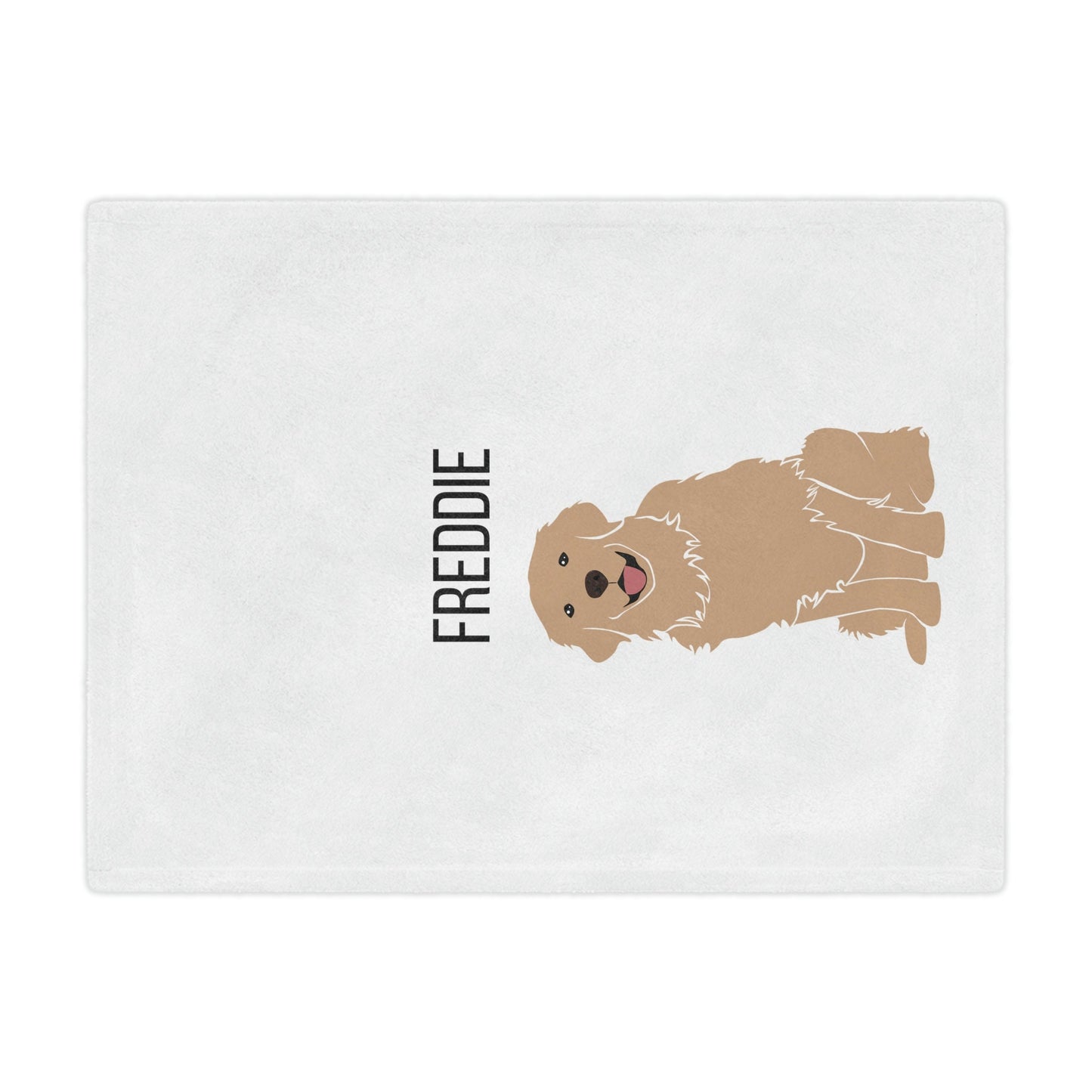 Personalized Golden Retriever Blanket