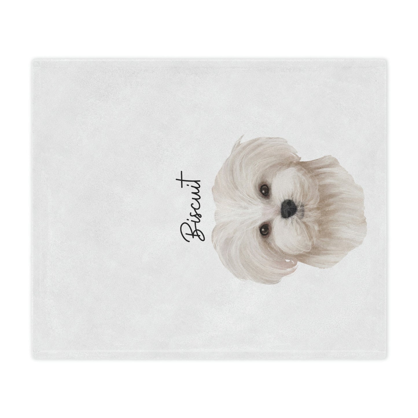 Personalized Maltipoo Blanket