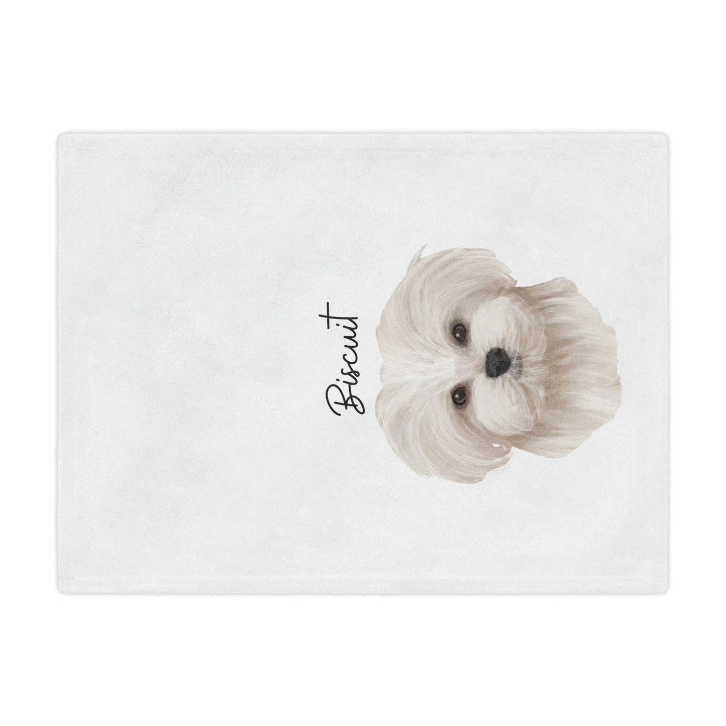 Personalized Maltipoo Blanket