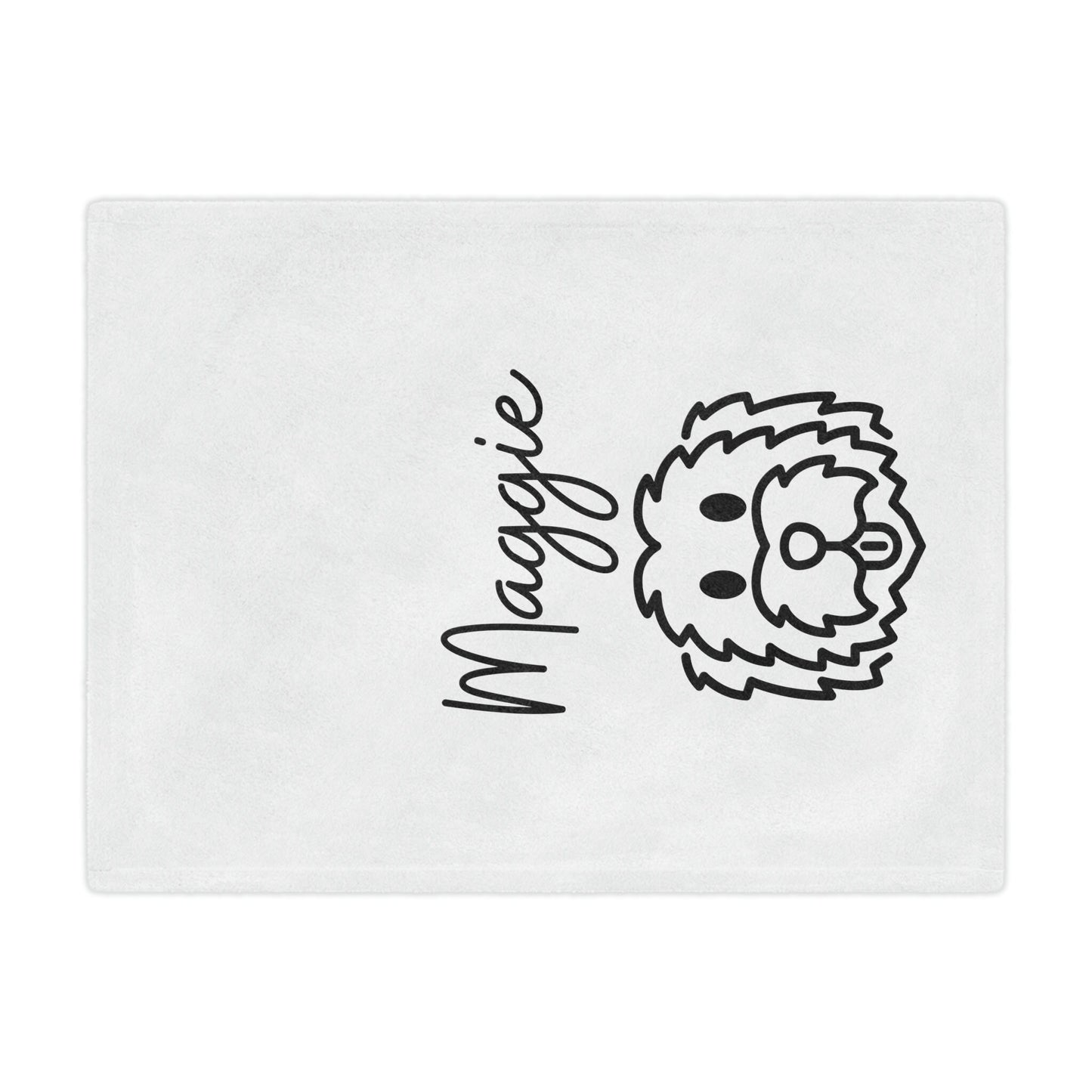 Personalized Golden Doodle Throw Blanket