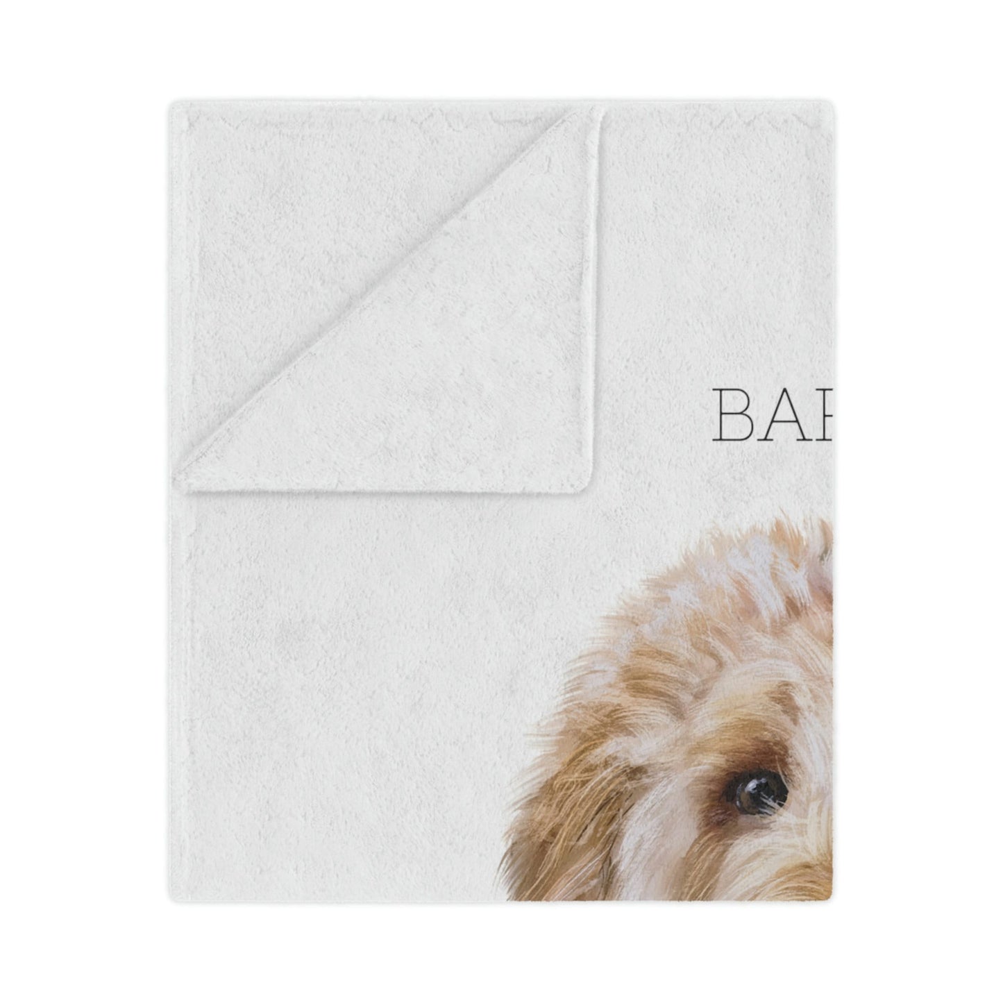 Personalized Golden Doodle Blanket