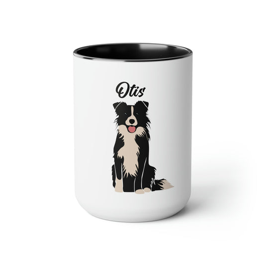 Personalized Border Collie Coffee Mug