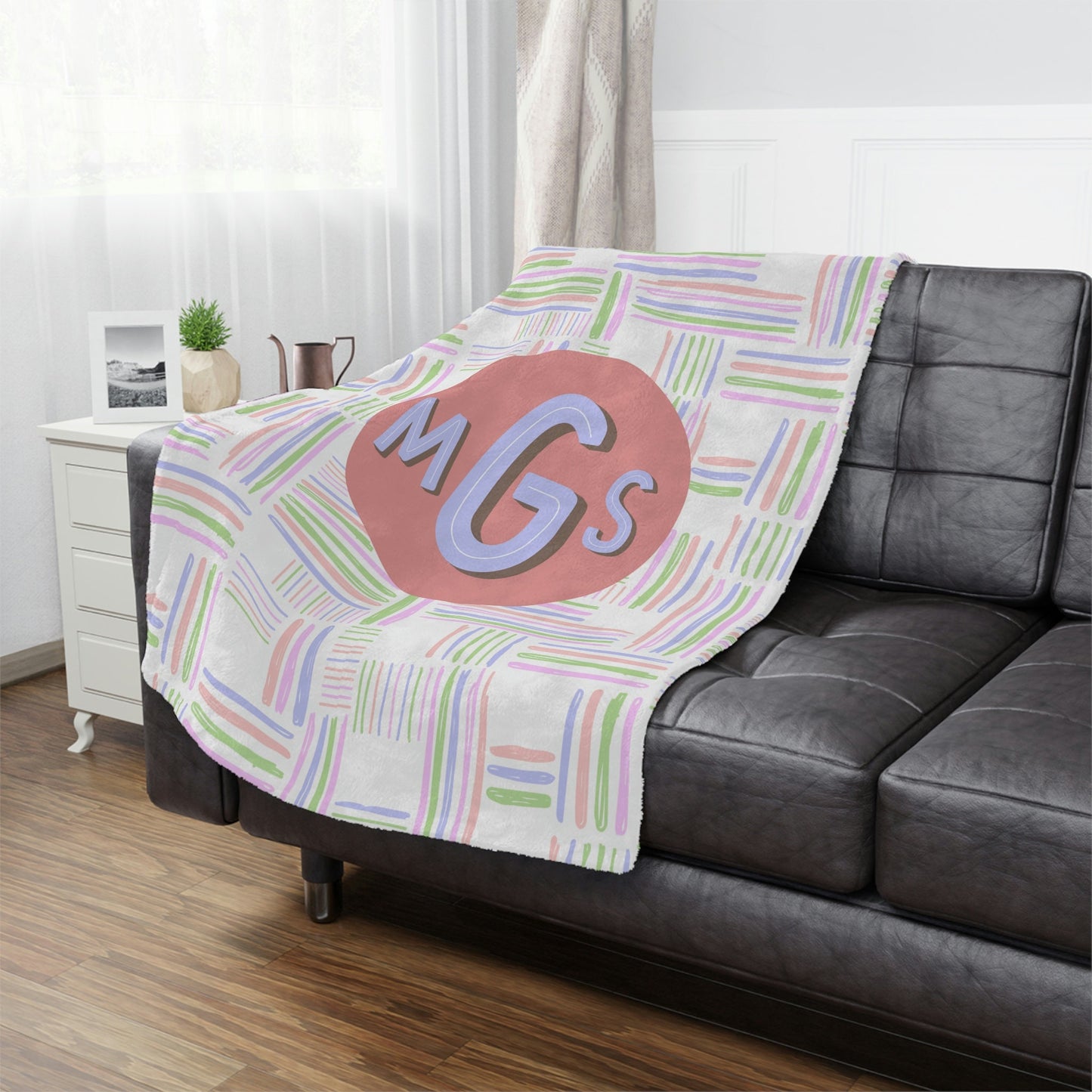 Personalized Initial Kids Blanket