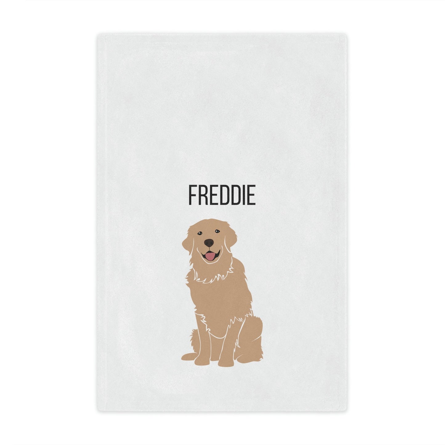 Personalized Golden Retriever Blanket