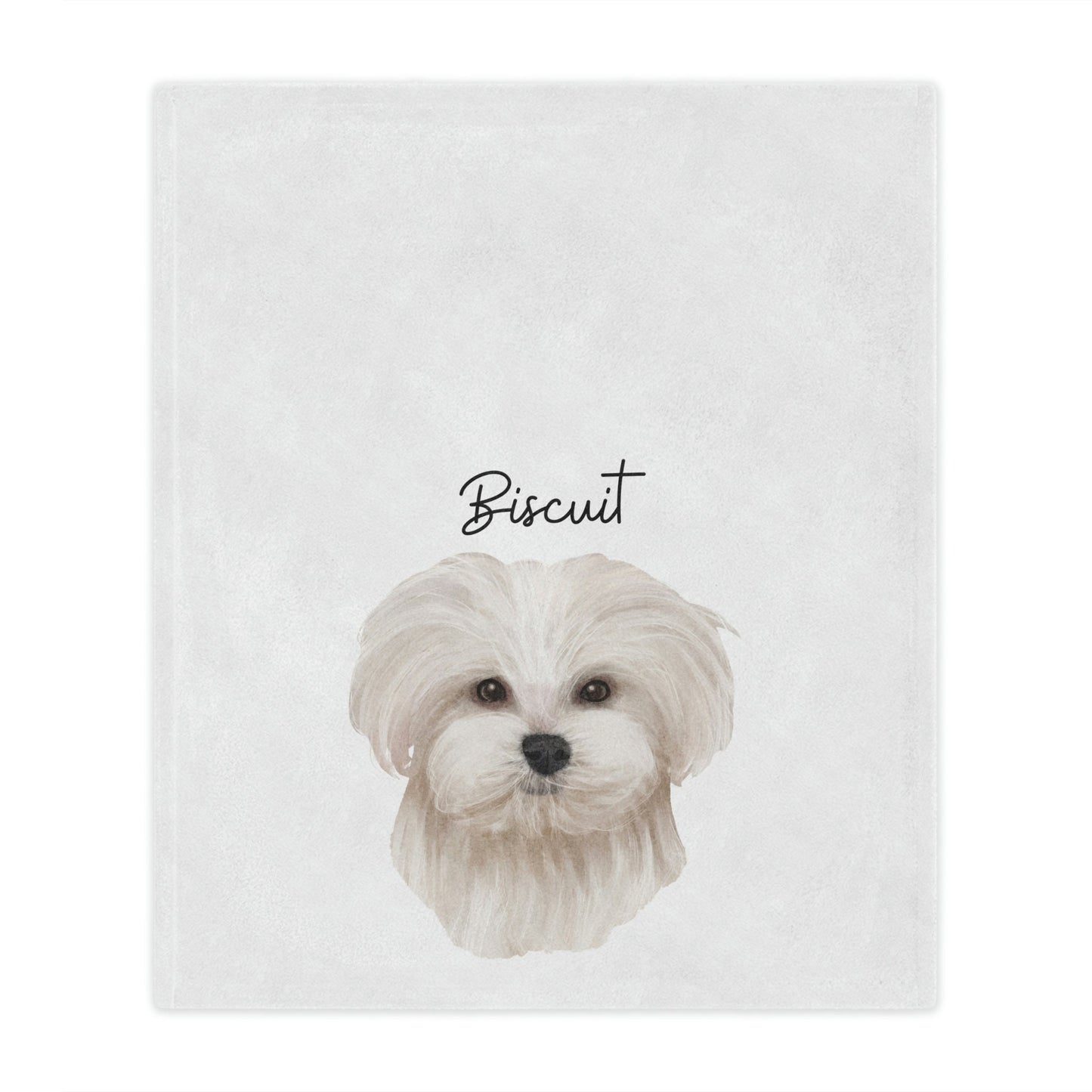 Personalized Maltipoo Blanket