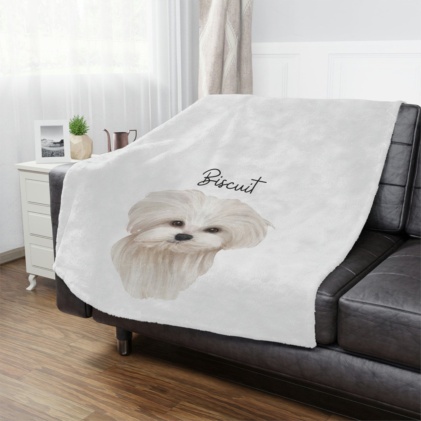 Personalized Maltipoo Blanket