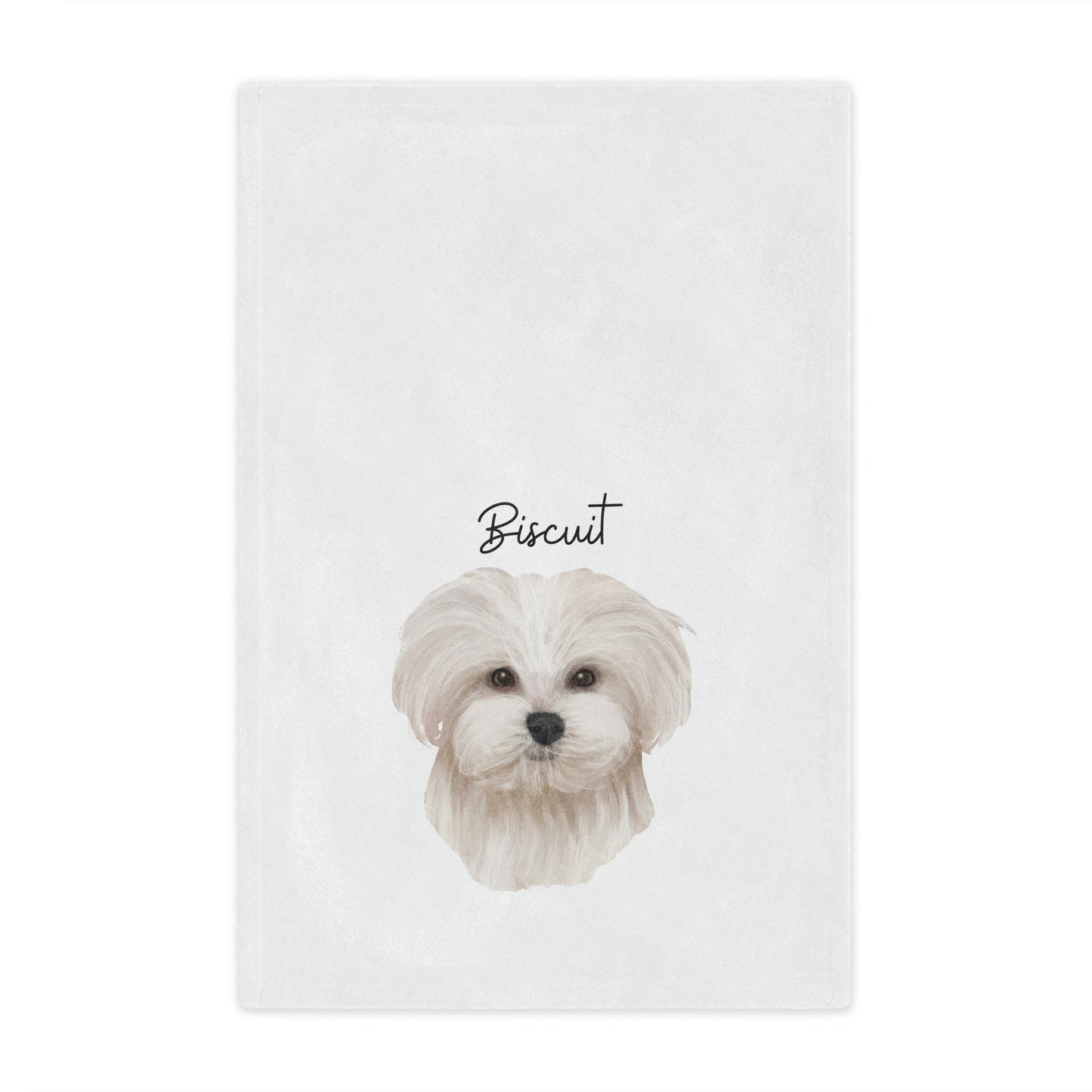 Personalized Maltipoo Blanket