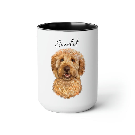 Personalized Golden Doodle Coffee Mug