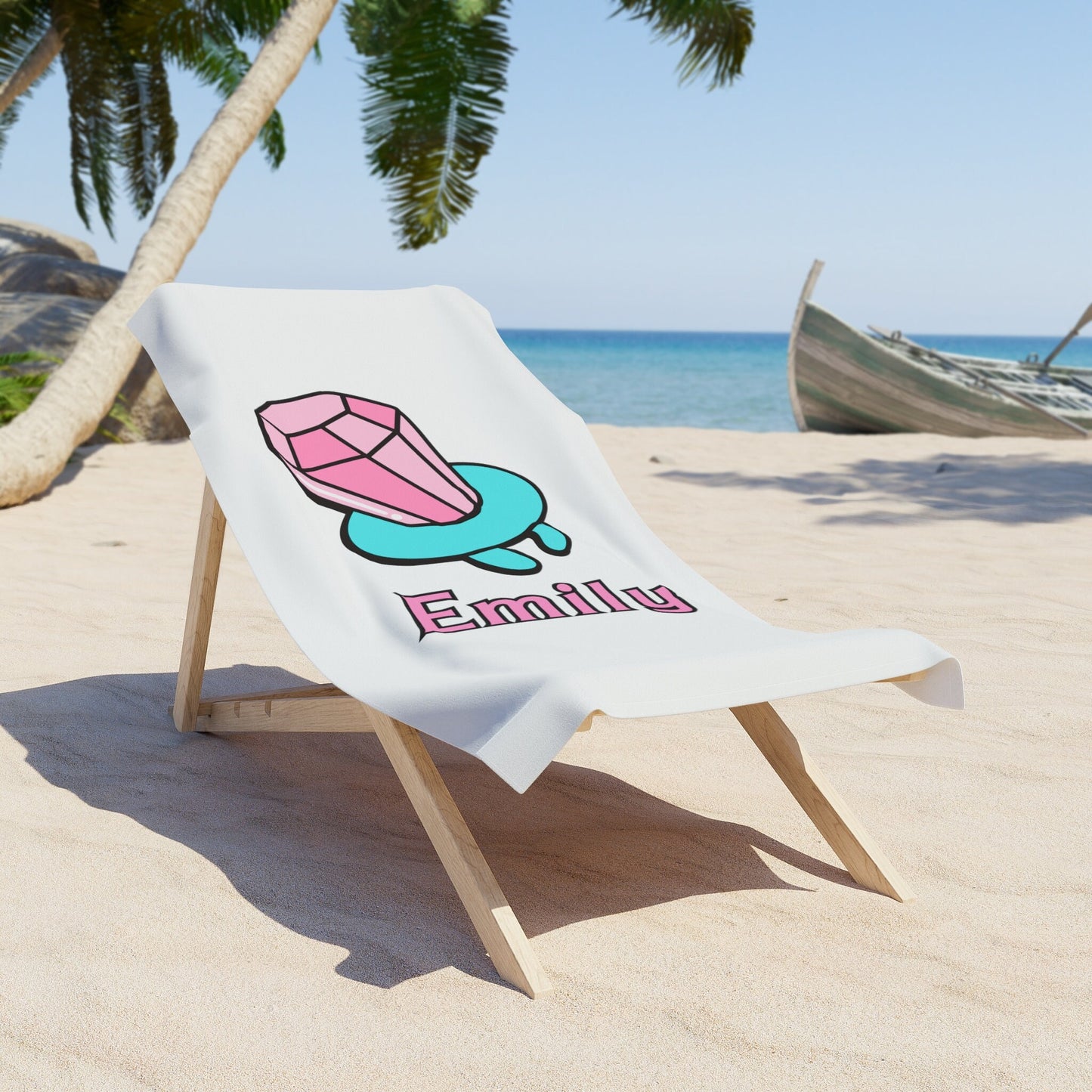 Personalized Ring Pop Beach Towel