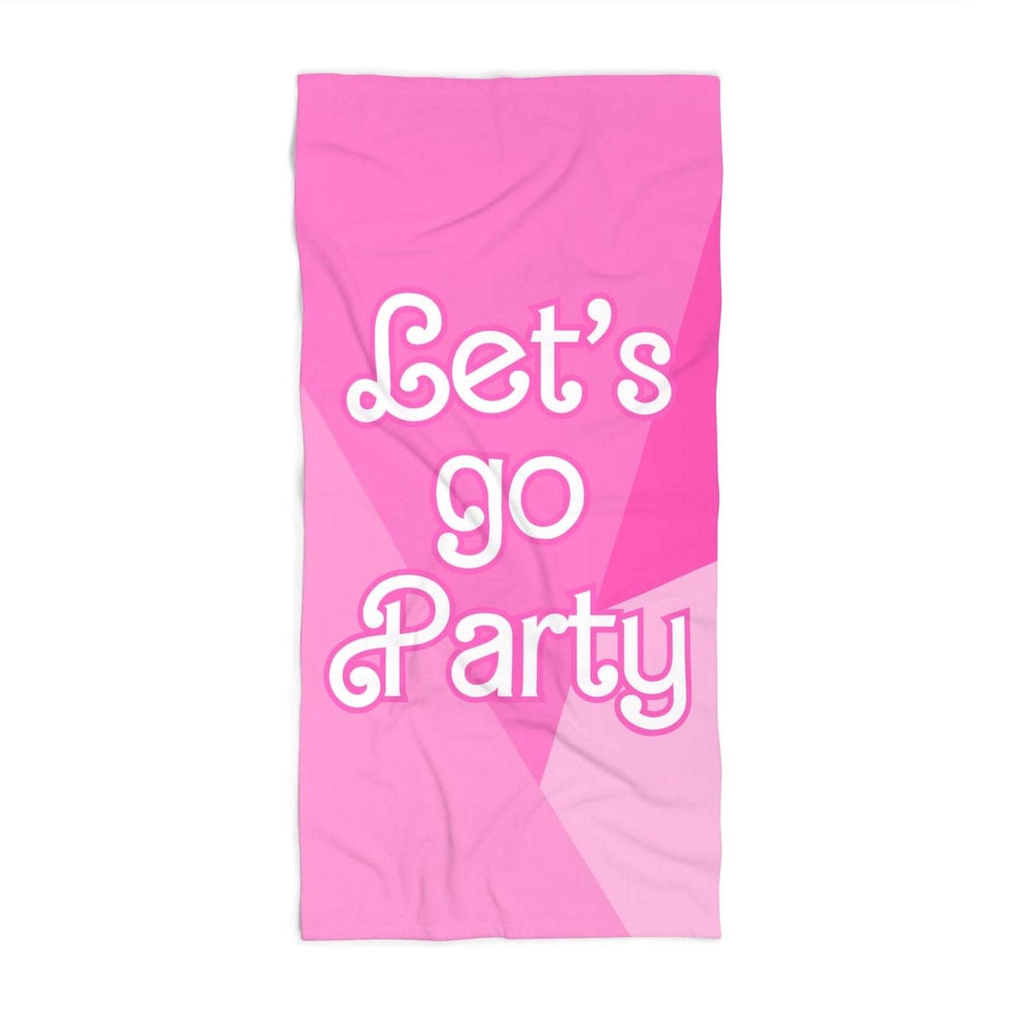 Bachelorette "Let's Go Party" Beach Towel