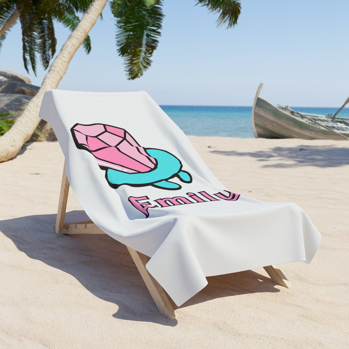 Personalized Ring Pop Beach Towel