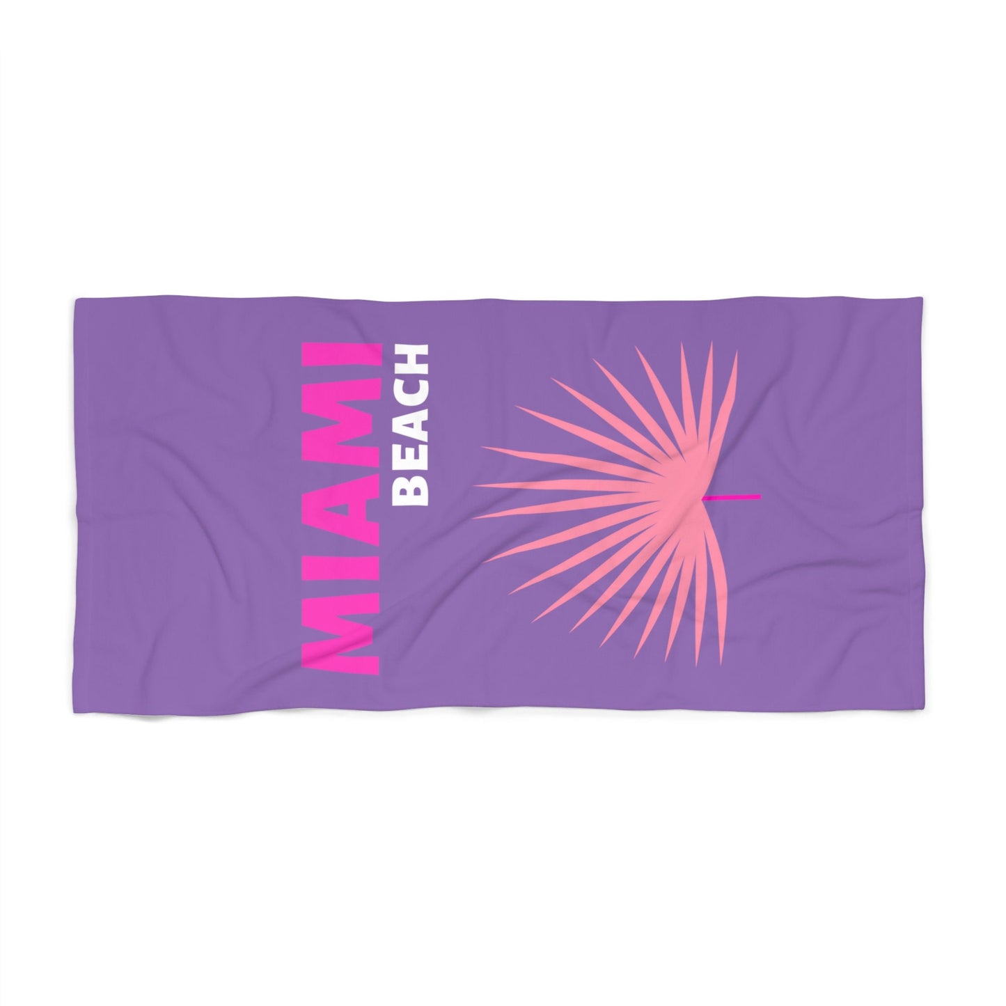 Personalized Preppy Miami Beach Towel