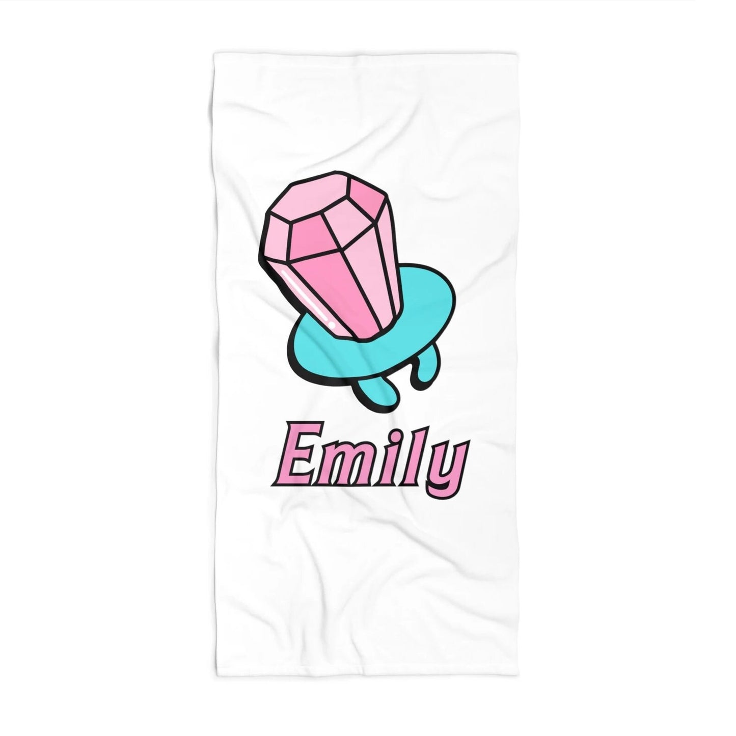 Personalized Ring Pop Beach Towel