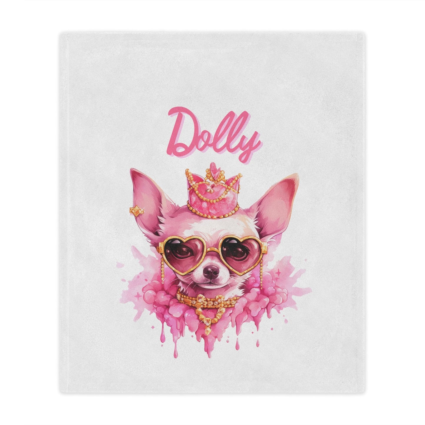 Personalized Chihuahua Blanket