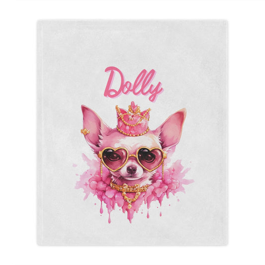 Personalized Chihuahua Blanket