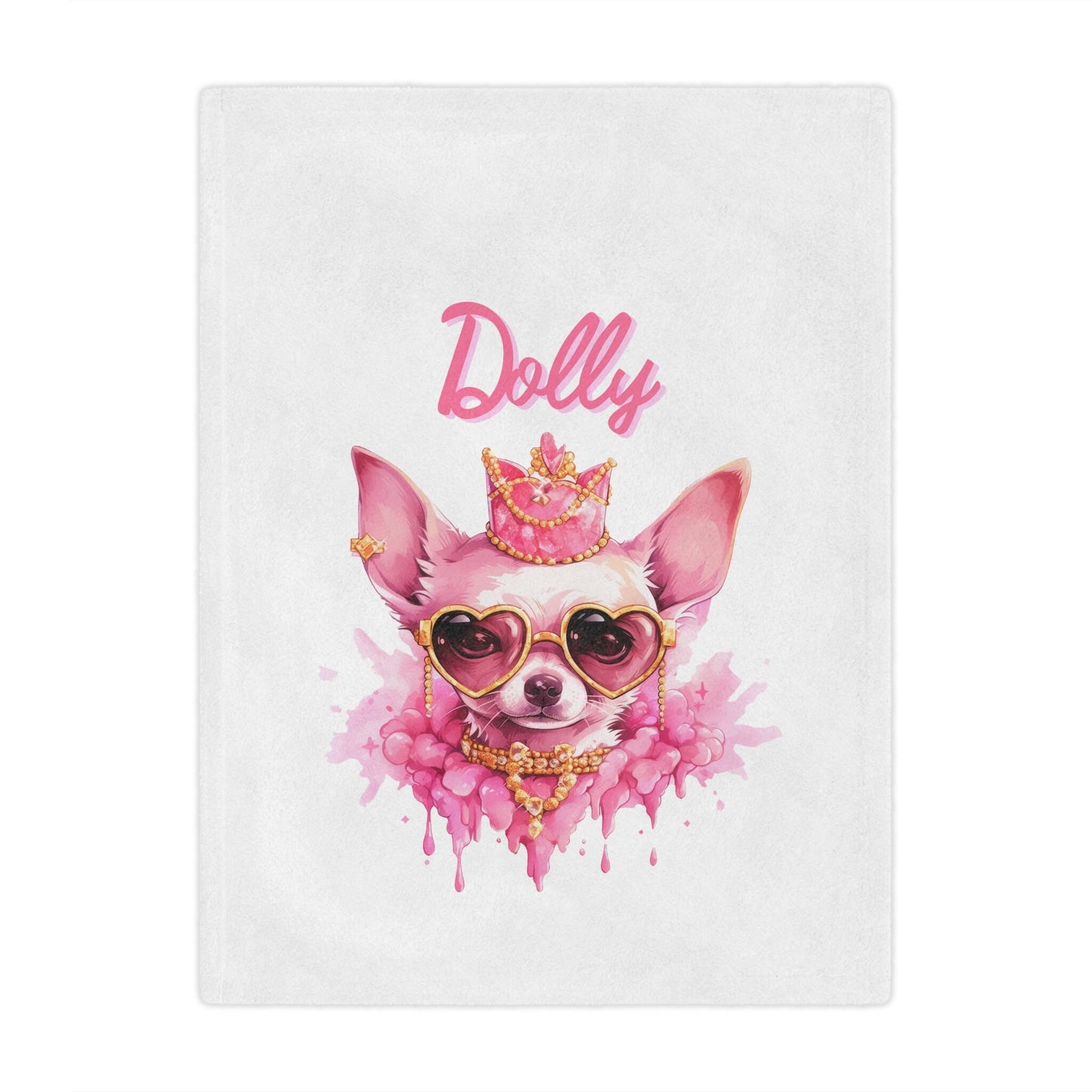 Personalized Chihuahua Blanket