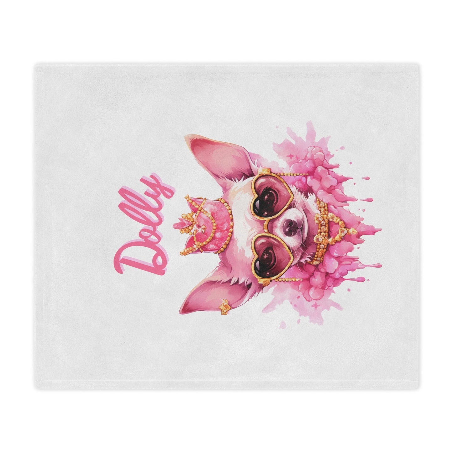 Personalized Chihuahua Blanket