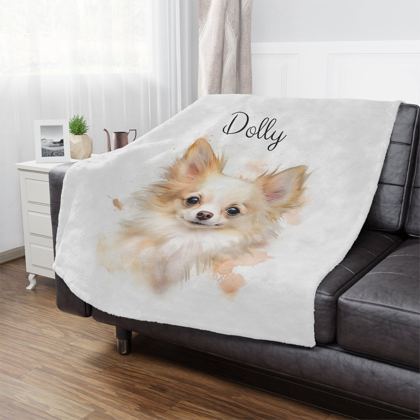 Personalized Chihuahua Blanket