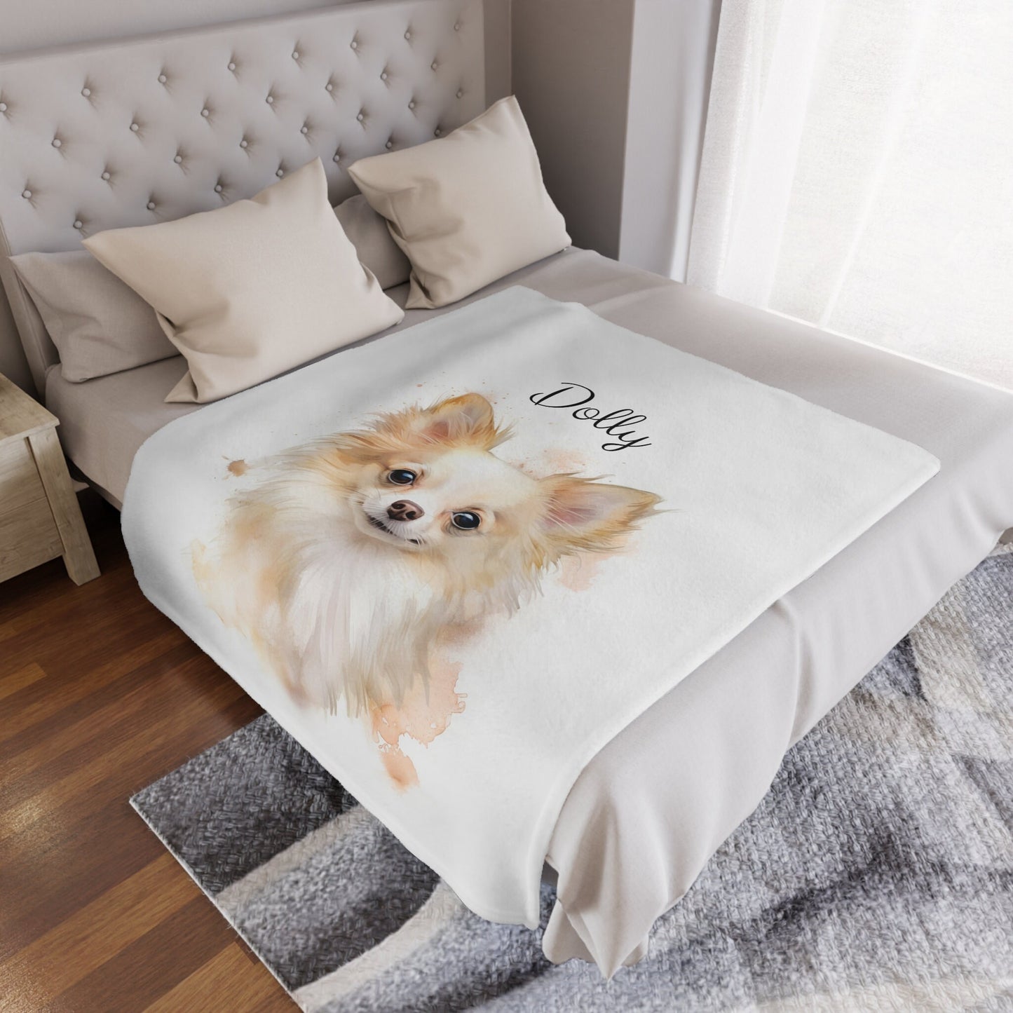 Personalized Chihuahua Blanket