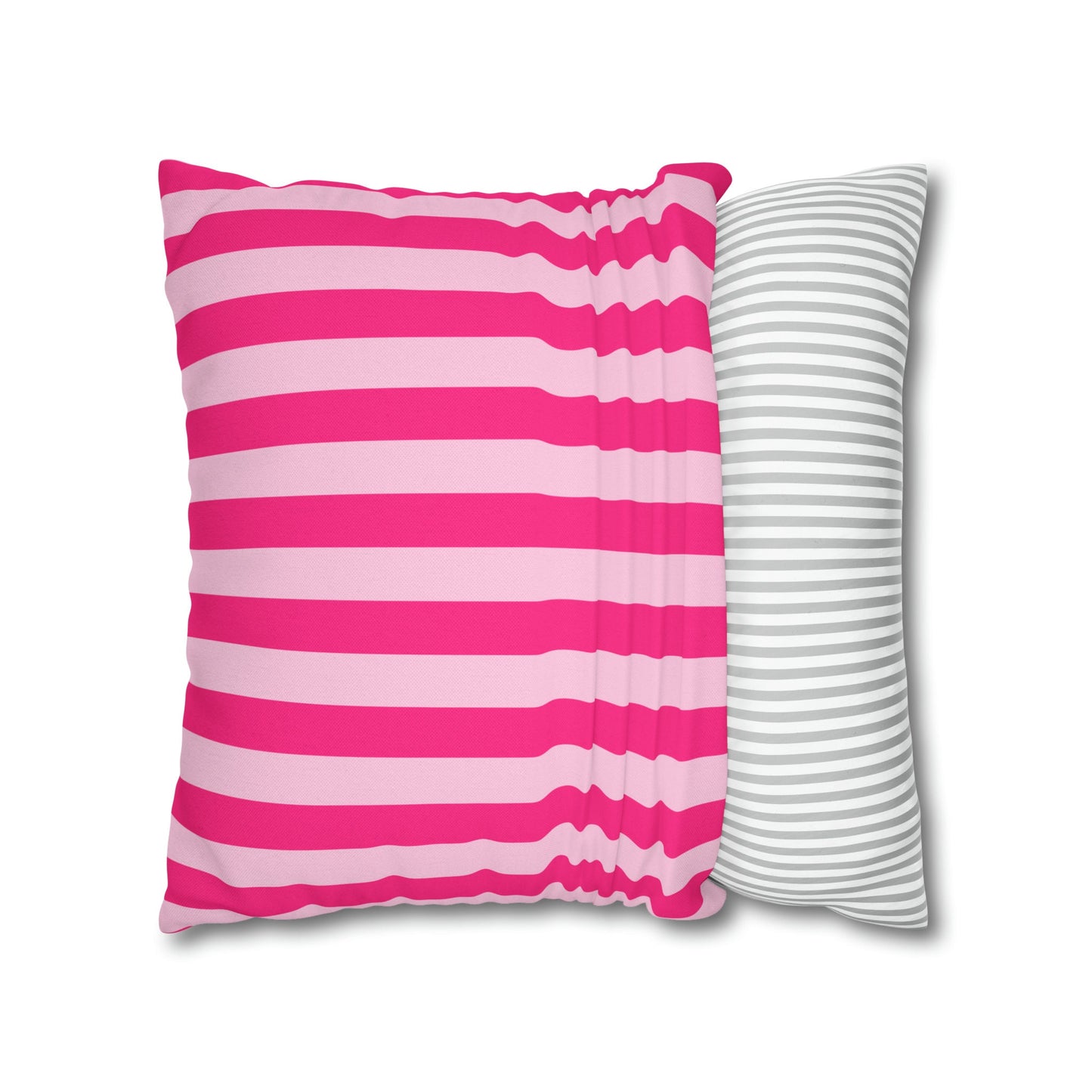 Personalized Pink Throw Pillow Cover