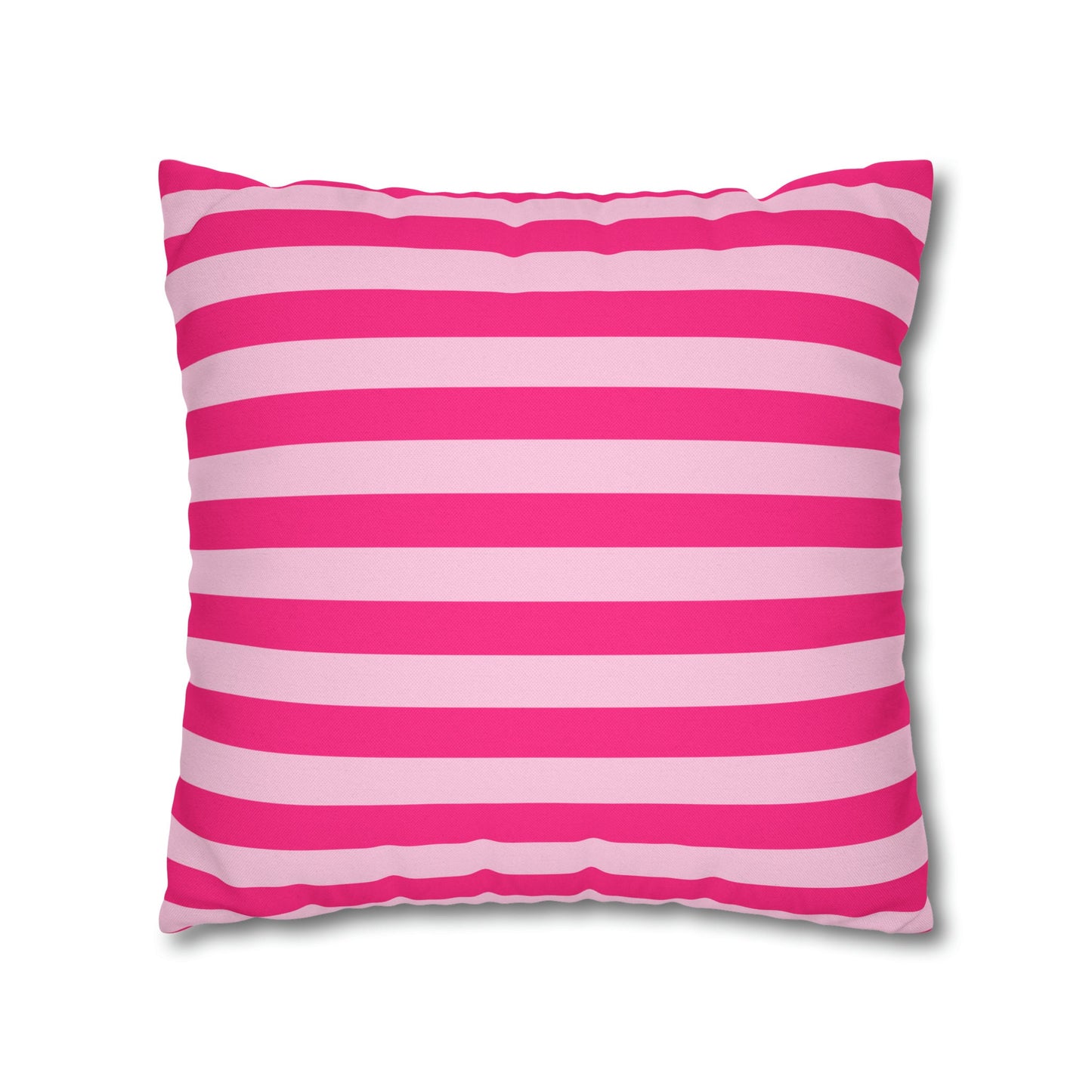 Personalized Pink Throw Pillow Cover