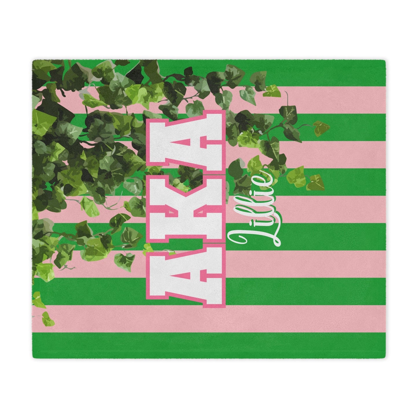 Personalized Alpha Kappa Alpha Blanket