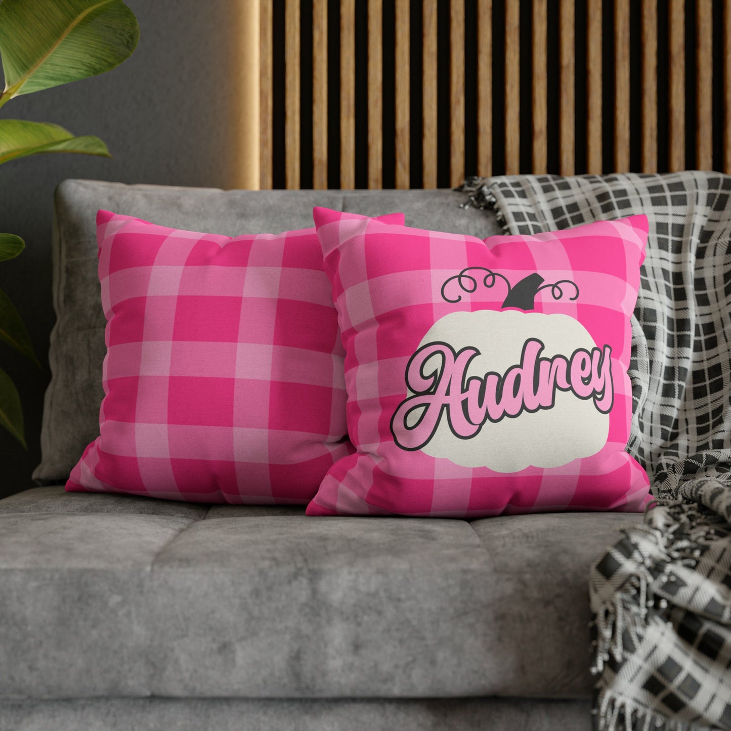 Personalized Pumpkin Pillow Cover