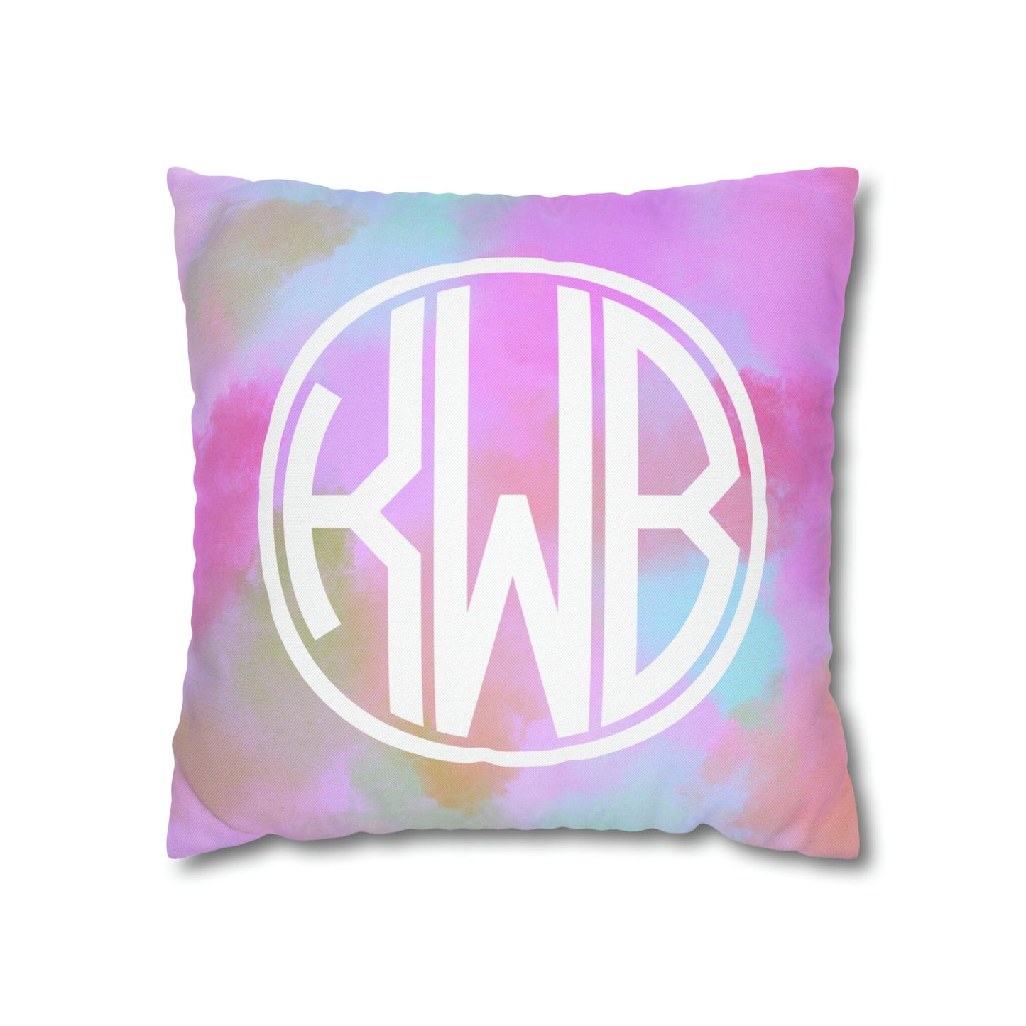 Personalized Monogram Pillow Cover