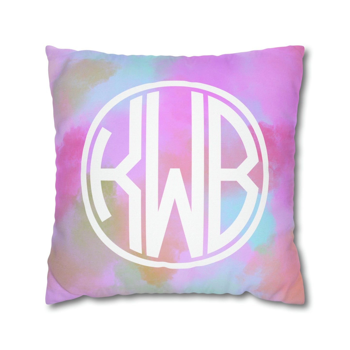 Personalized Monogram Pillow Cover