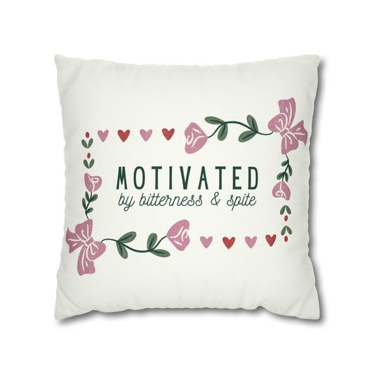 Funny Motivational Quote Pillow Cover