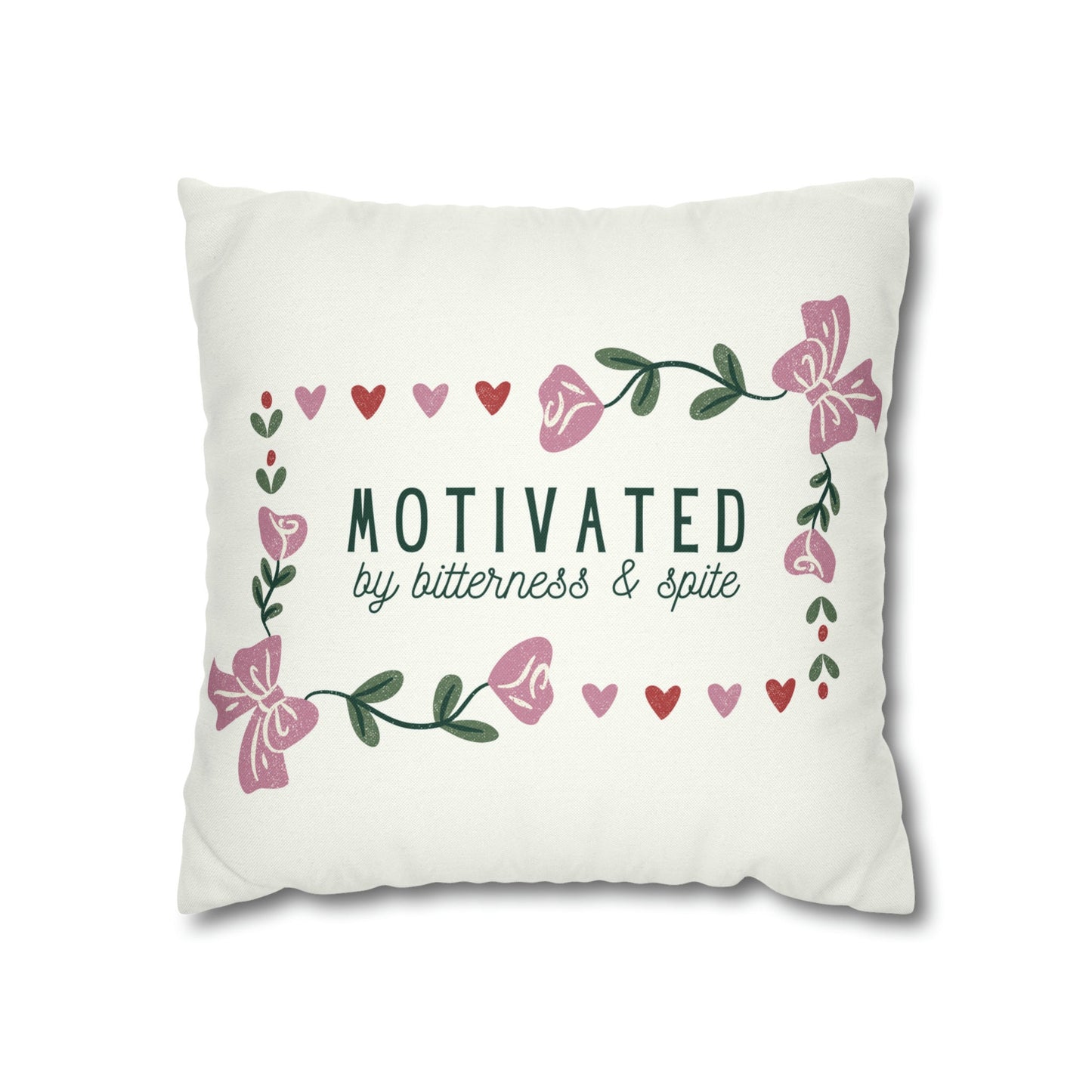 Funny Motivational Quote Pillow Cover