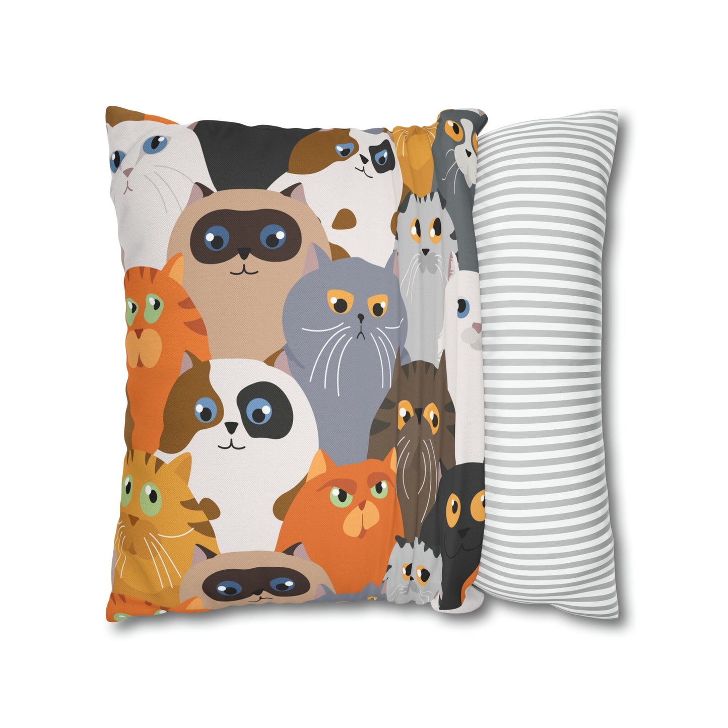 Personalized Orange Cat Pillow Cover