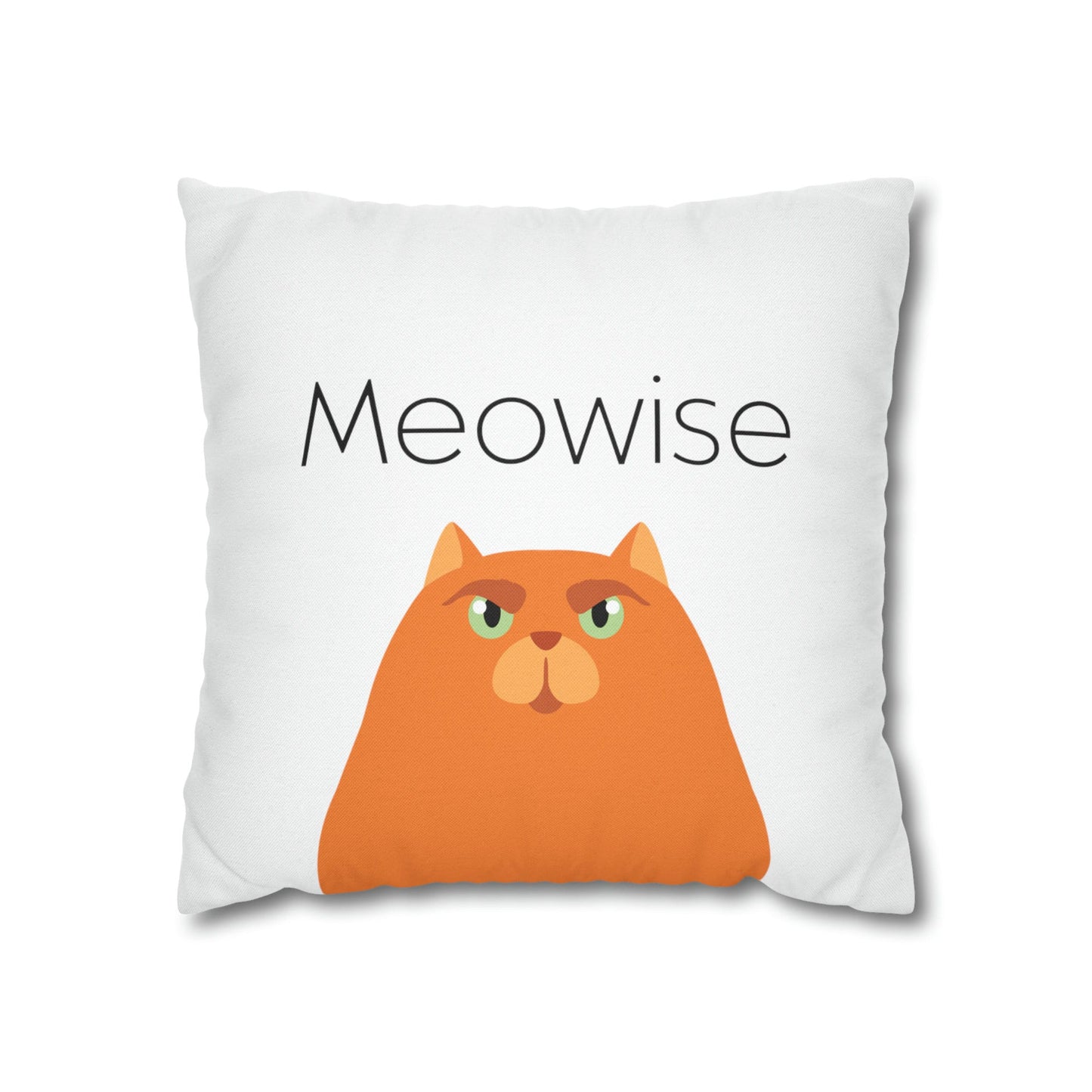 Personalized Orange Cat Pillow Cover