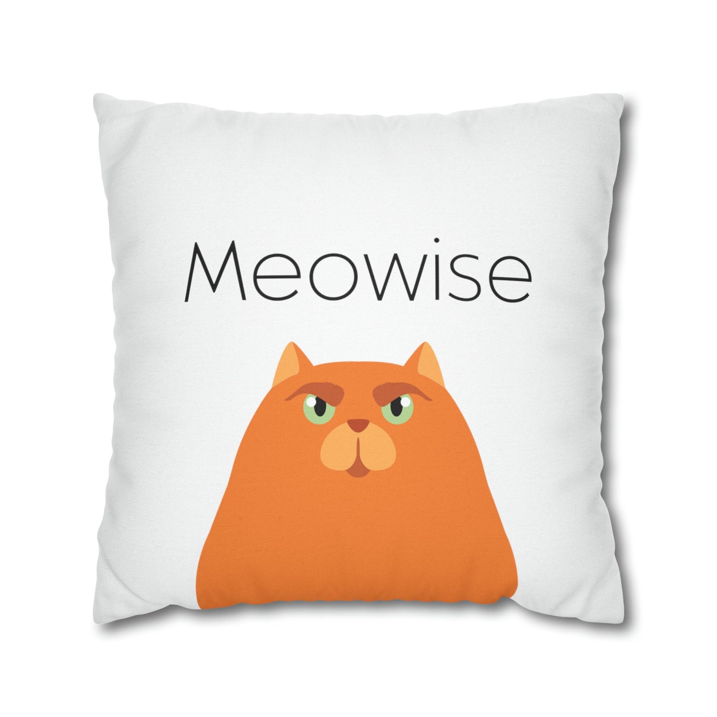 Personalized Orange Cat Pillow Cover