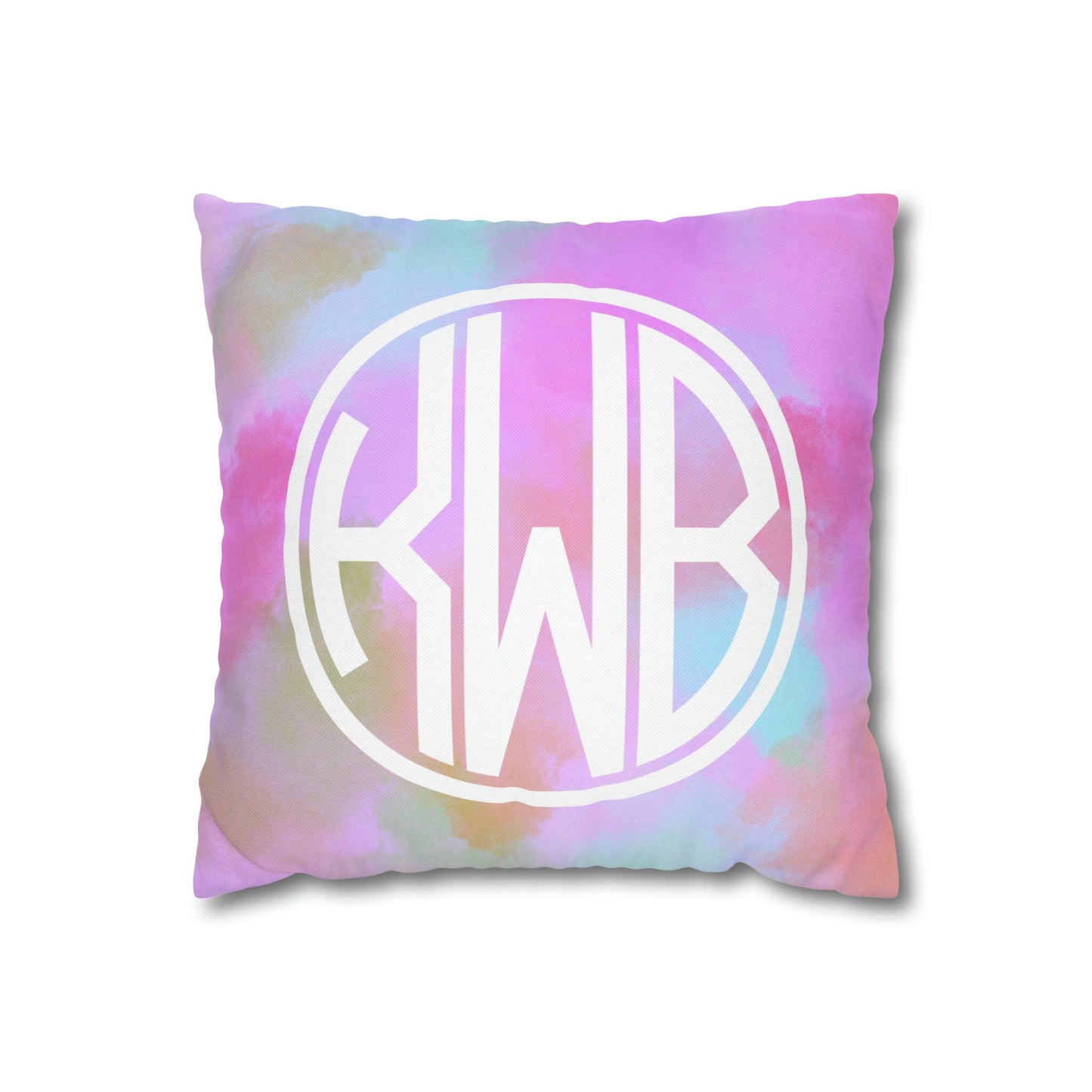 Personalized Monogram Pillow Cover