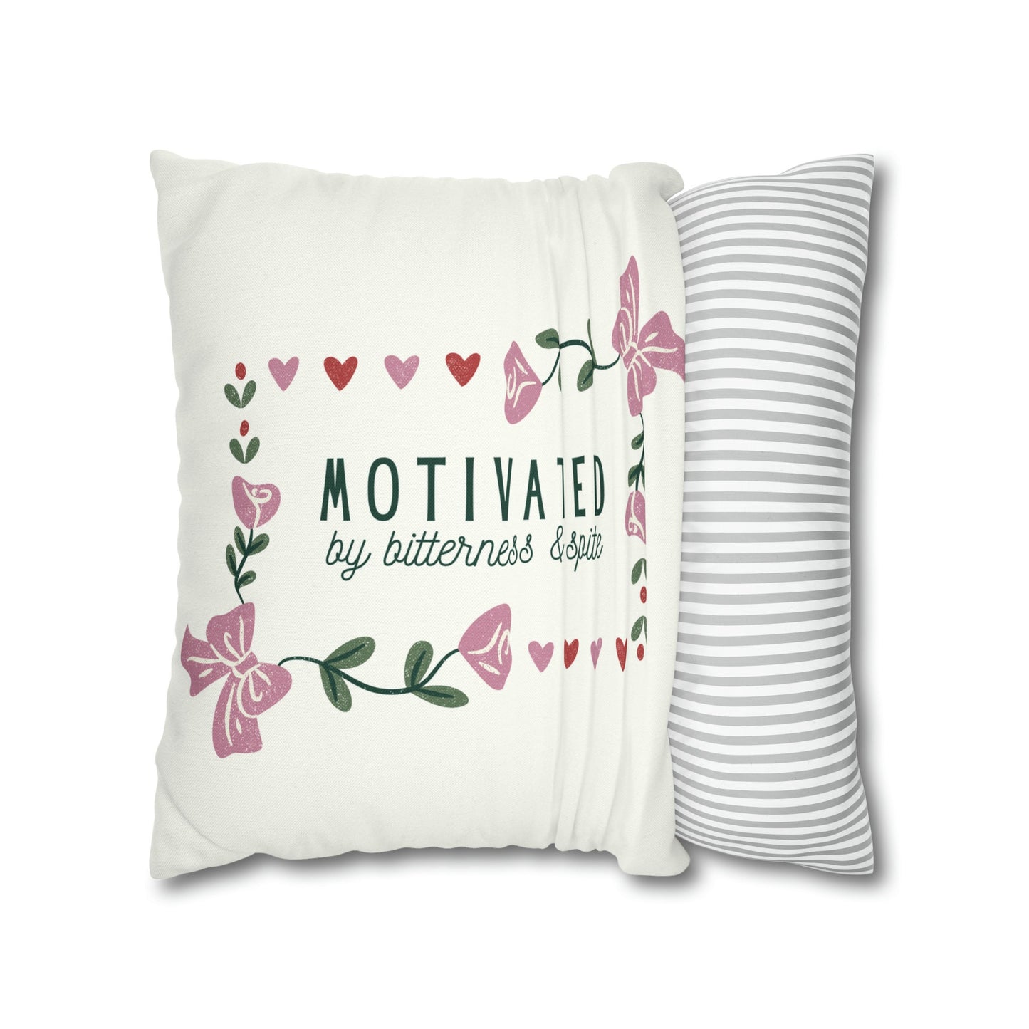 Funny Motivational Quote Pillow Cover