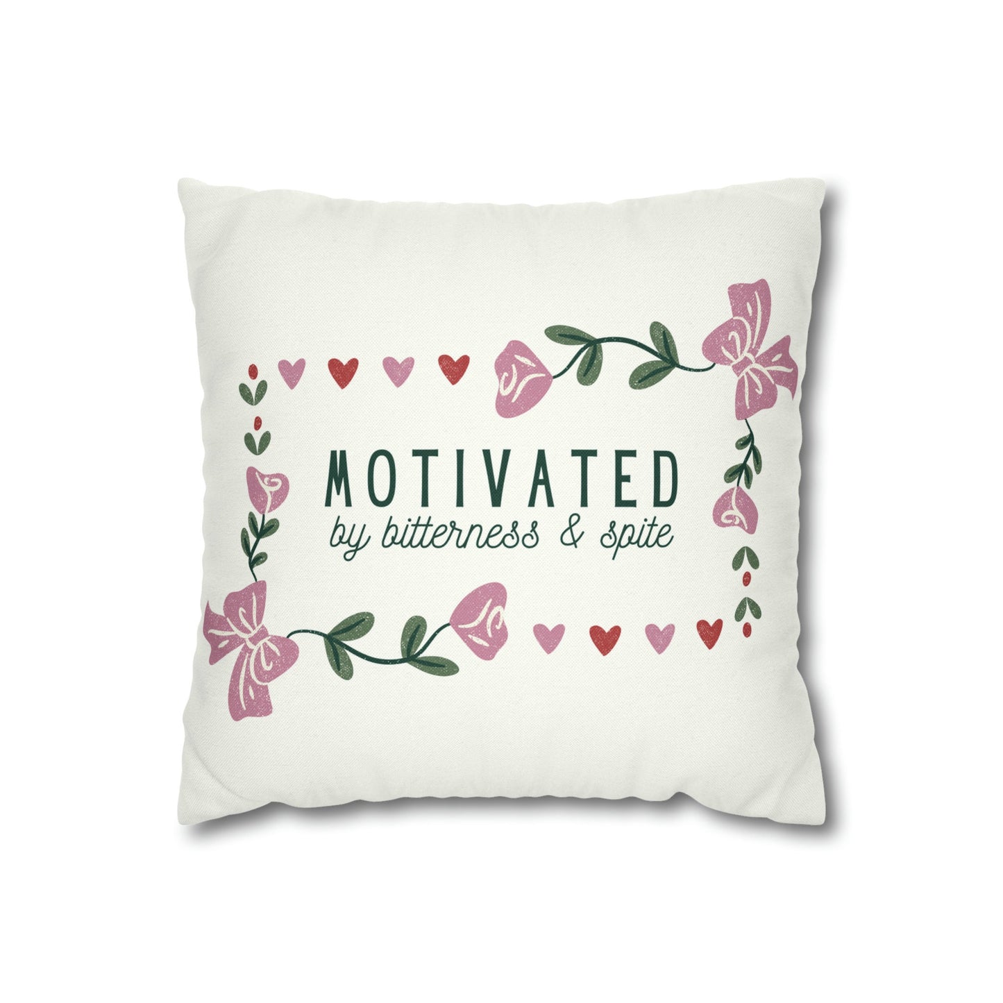 Funny Motivational Quote Pillow Cover