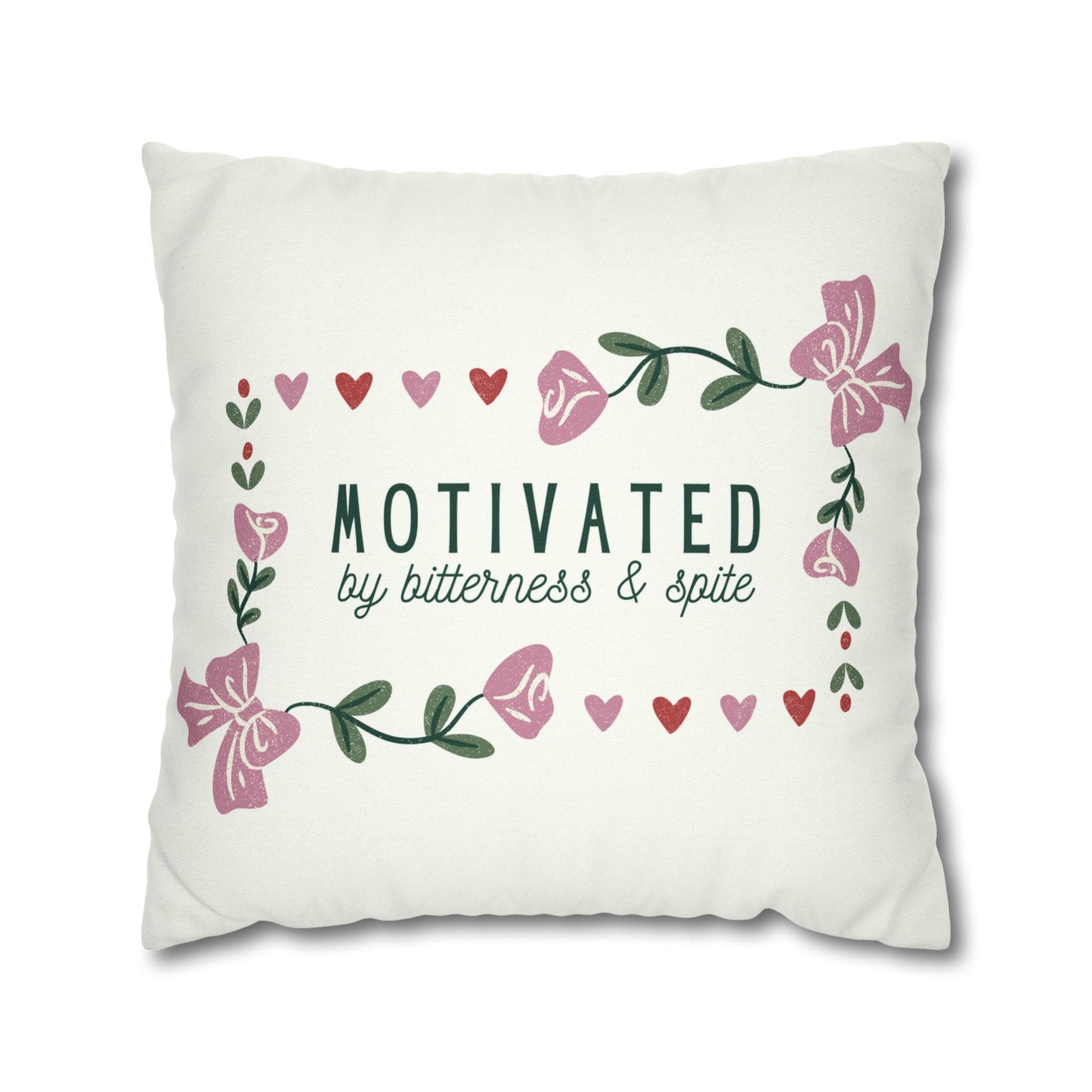 Funny Motivational Quote Pillow Cover