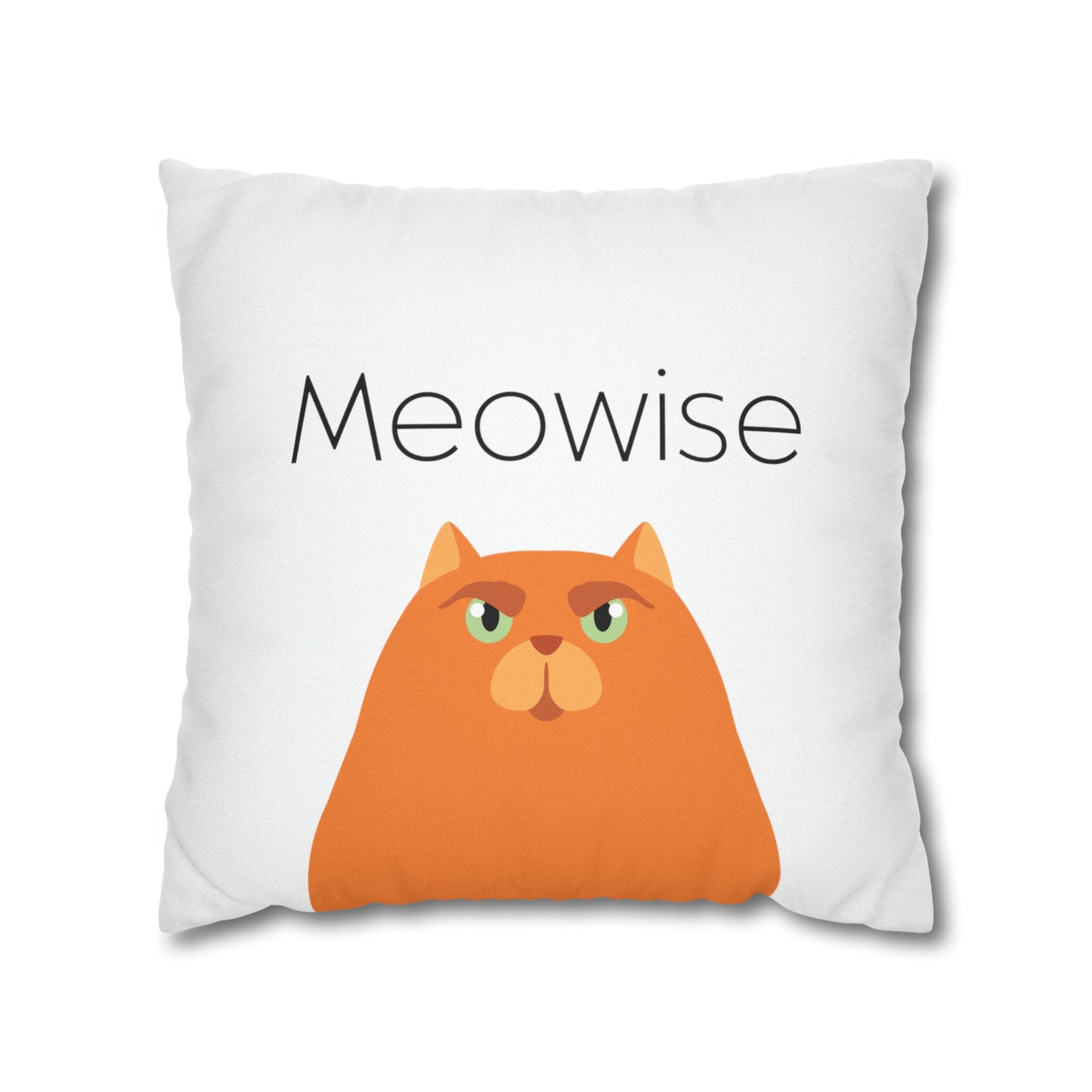 Personalized Orange Cat Pillow Cover