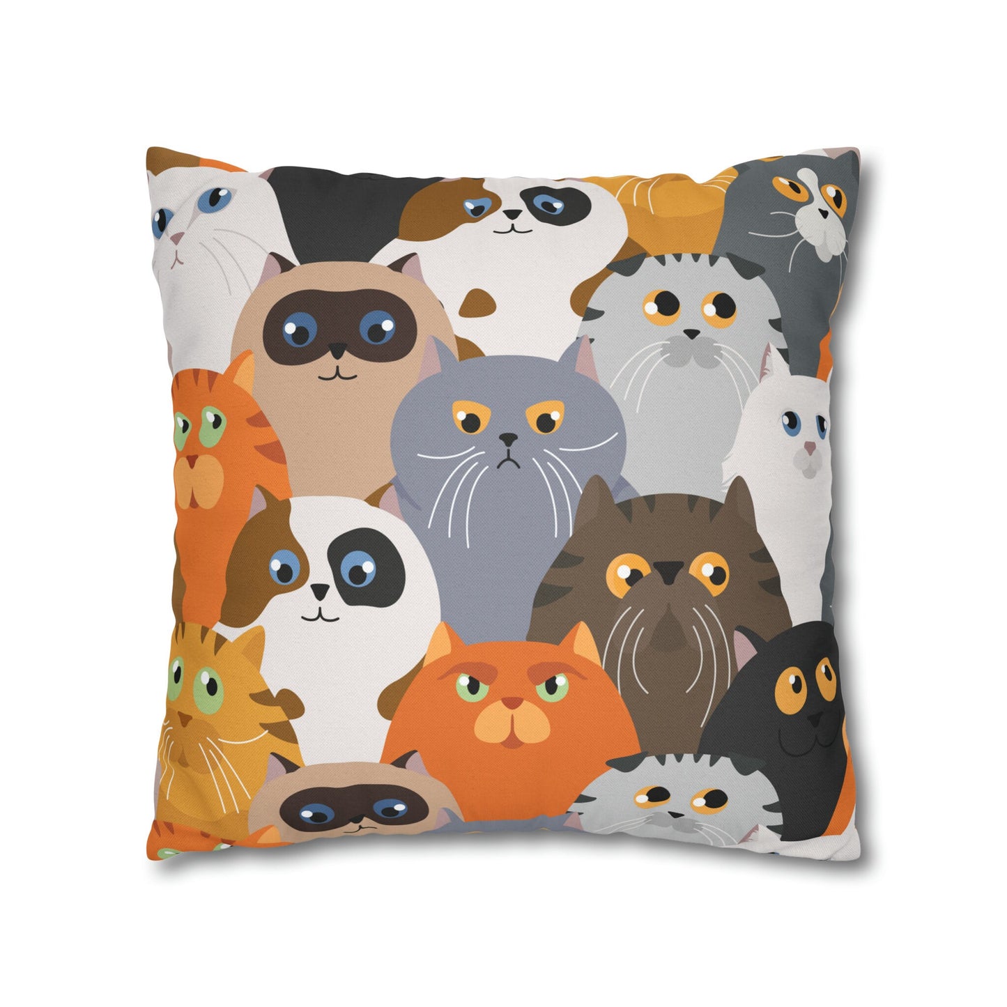 Personalized Orange Cat Pillow Cover