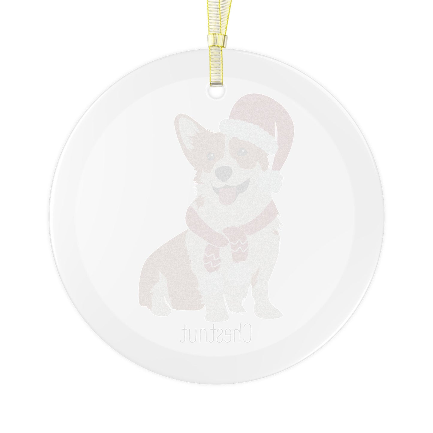 Personalized Corgi Christmas Ornament