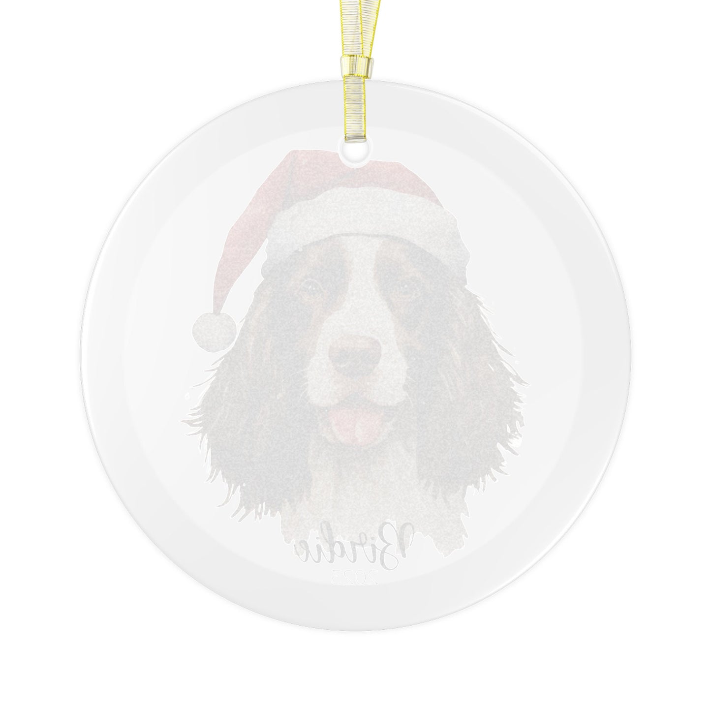 Personalized English Springer Spaniel Christmas Ornament