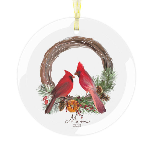 Personalized Cardinal Christmas Ornament